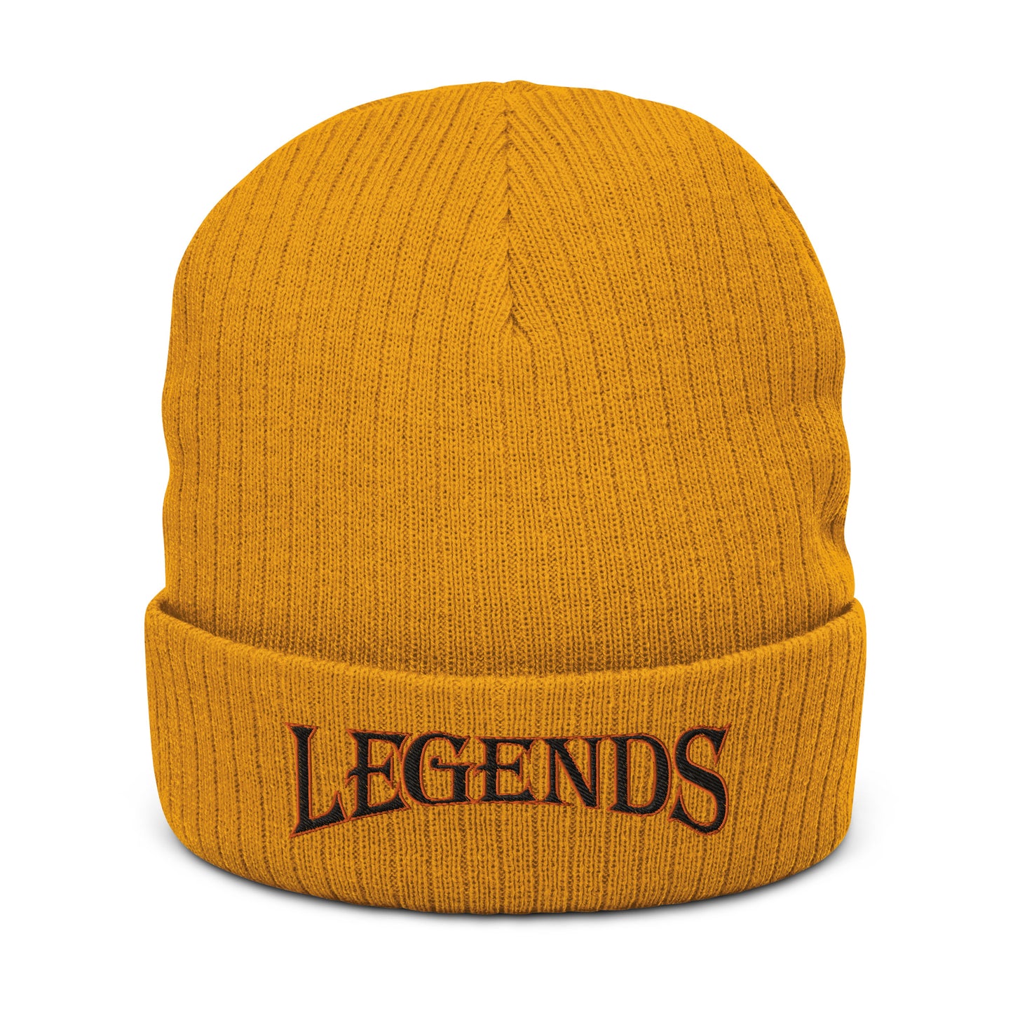 Ribbed knit beanie