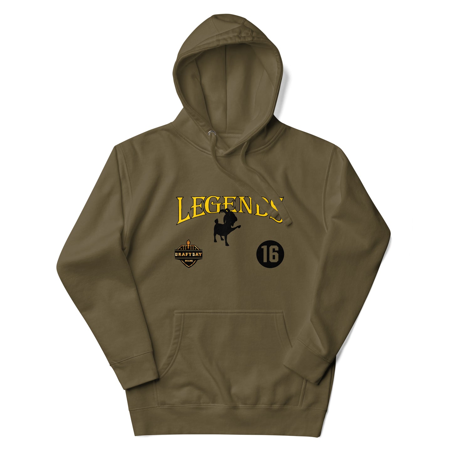 Three Patch Unisex Hoodie